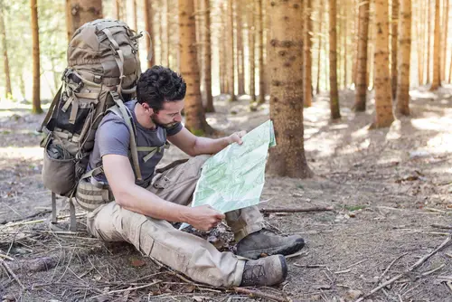 A man reading a map analogy