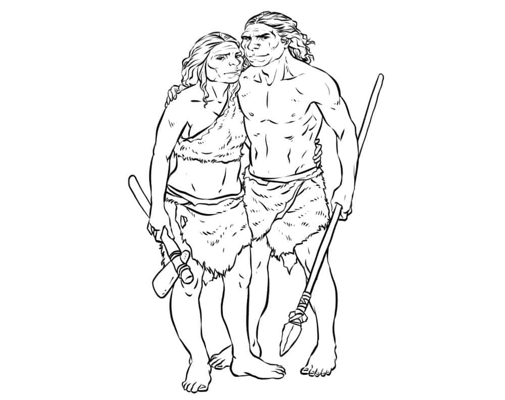 neanderthal couple